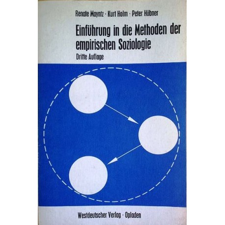 Einführung in die Methoden der empirischen Soziologie. Von Renate Mayntz (1972).