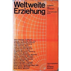 Weltweite Erziehung. Von Wolfgang Brezinka (1961).