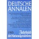 Deutsche Annalen. Jahrbuch des Nationalgeschehens 1985. Von Gert Sudholt.