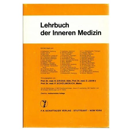 Lehrbuch der inneren Medizin. Von Rudolf Gross (1970).