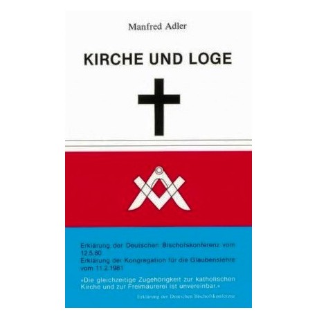 Kirche und Loge. Von Manfred Adler (1981).