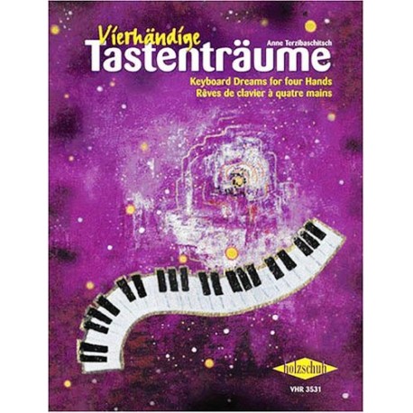 Vierhändige Tastenträume. Musiknoten für Klavier. Von Anne Terzibaschitsch (1997).