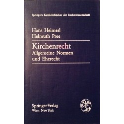 Kirchenrecht. Von Hans Heimerl (1983).