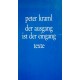 Der Ausgang ist der Eingang. Von Peter Kraml (1990).