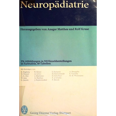 Neuropädiatrie. Von Ansgar Matthes (1973).