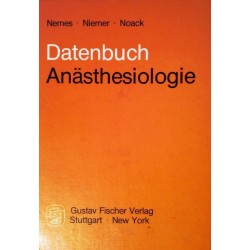 Datenbuch Anästhesiologie. Von Csaba Nemes (1979).