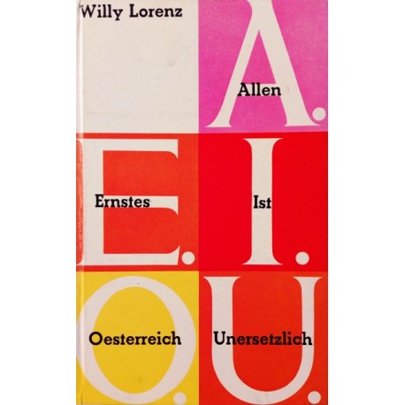 AEIOU. Von Willy Lorenz (1961).