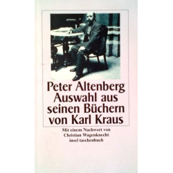 Peter Altenberg. Von Karl Kraus (1997).