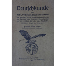 Deutschkunde über Rasse, Volkstum, Staat und Turnen. Von Friedrich Rudolf Zenker (1923).