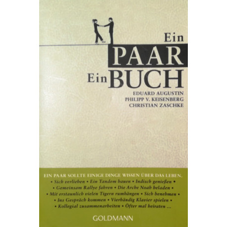 Ein Paar. Ein Buch. Von Eduard Augustin (2011).