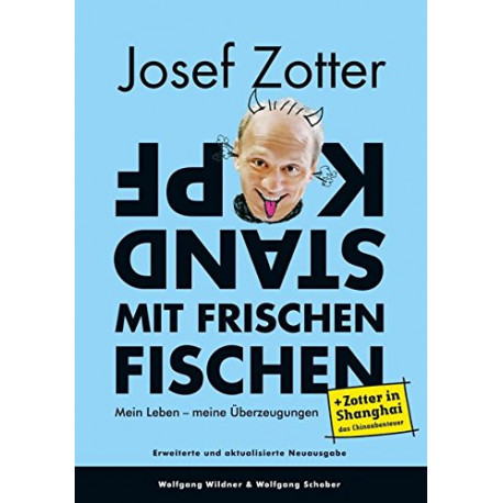 Kopfstand mit frischen Fischen. Von Josef Zotter (2015).