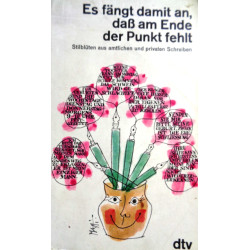 Es fängt damit an, daß am Ende der Punkt fehlt. Von Emil Waas (1973).