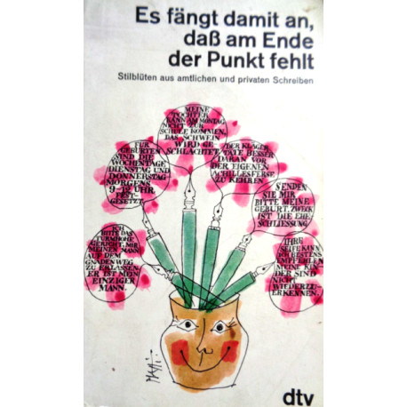 Es fängt damit an, daß am Ende der Punkt fehlt. Von Emil Waas (1973).