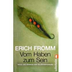 Vom Haben zum Sein. Von Erich Fromm (2007).