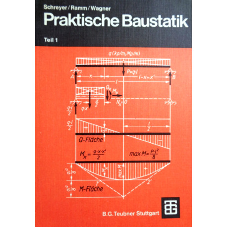 Praktische Baustatik Teil 1. Von C. Schreyer (1971).