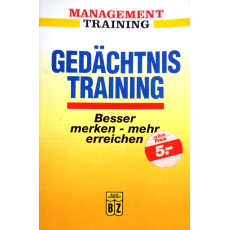 Gedächtnistraining. Von Sabine Krämer (1995).