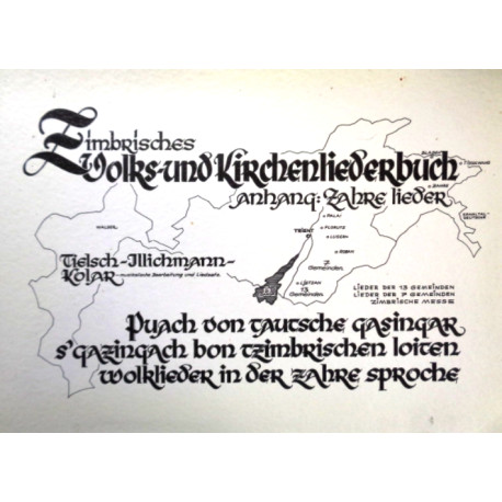 Zimbrisches Volks- und Kirchenliederbuch. Von Hans Tielsch.