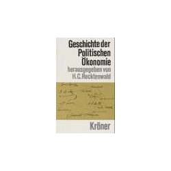 Geschichte der politischen Ökonomie. Von Horst Cl. Recktenwald (1971).