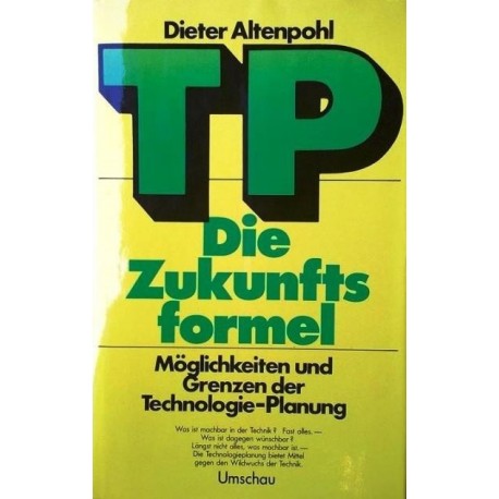 TP. Die Zukunftsformel. Von Dieter Altenpohl (1975).