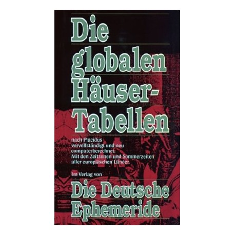 Die globalen Häusertabellen. Von Friedrich Jacob (1992).