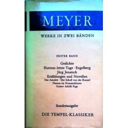 Conrad Ferdinand Meyer. Werke in zwei Bänden. Band 1 und 2 (1982).